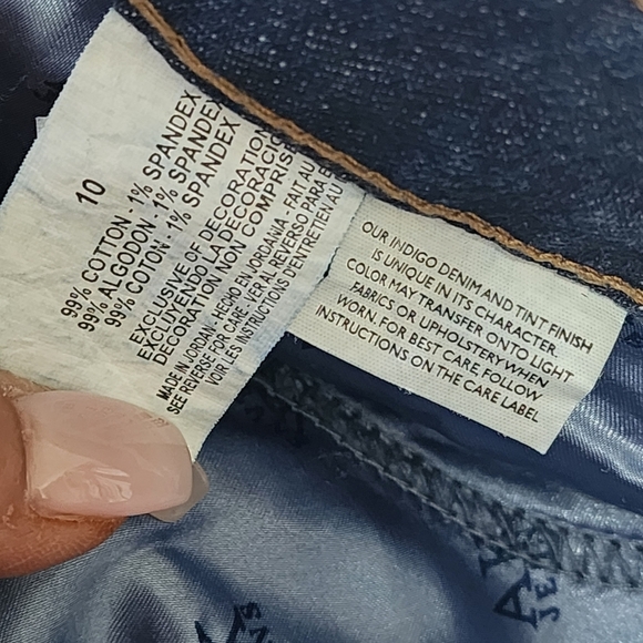 Anne Klein Dark Wash Straight leg Jeans - Picture 9 of 12